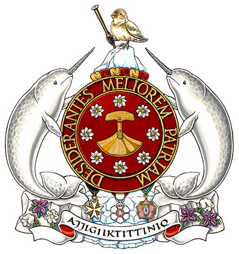 Armoiries d'Eva Qamaniq Aariak