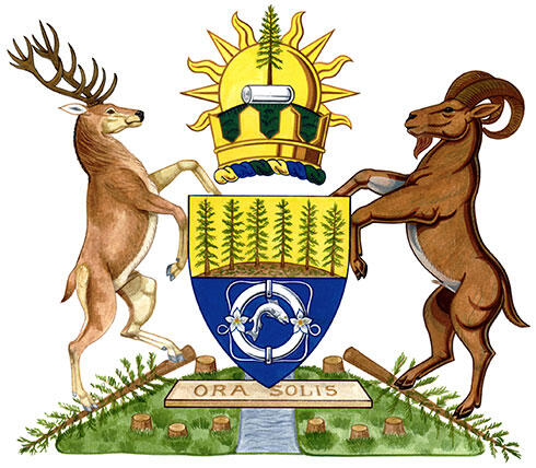 Arms of  the District of Powell River