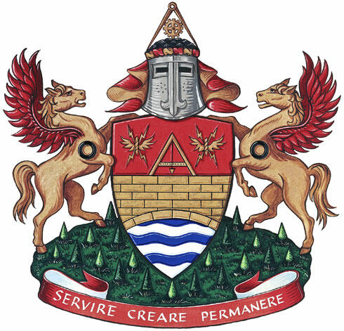 Arms of The Association of Professional Engineers and Geoscientists of the Province of British Columbia
