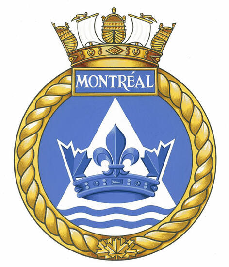 Badge of HMCS Montréal