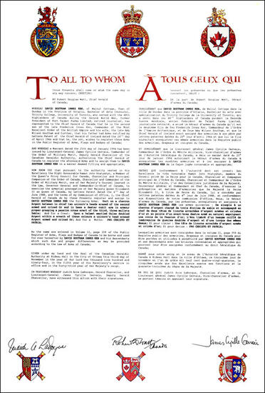 Armoiries de David Southam Innes Ker