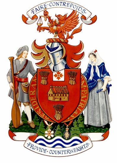 Arms of Pierre Elliott Trudeau