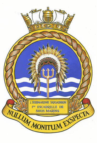 Badge of the First Canadian Submarine Squadron