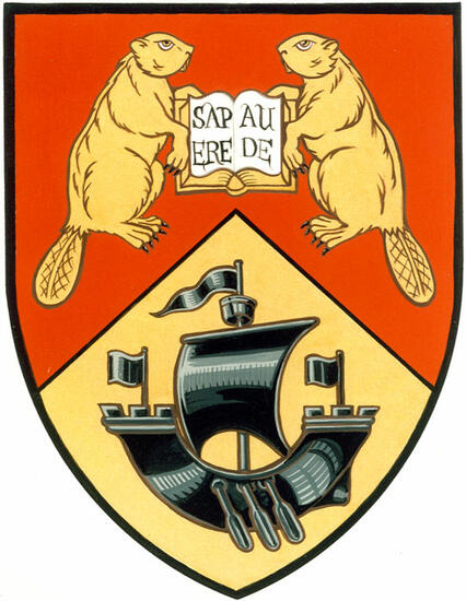 Arms of the University of New Brunswick