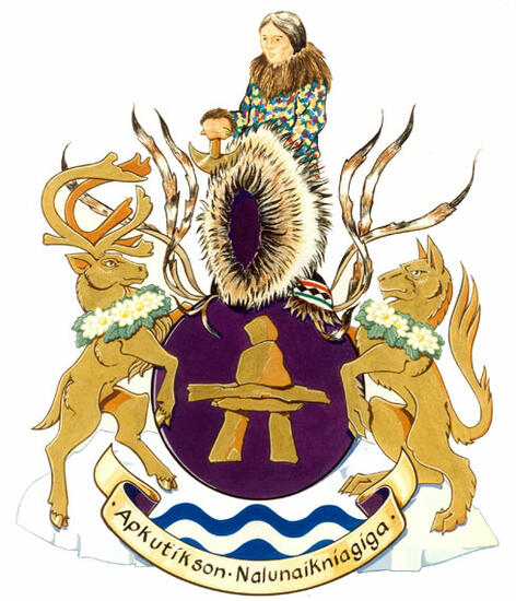 Arms of Helen Mamayaok Maksagak
