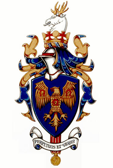 Arms of Ian Charles Steingaszner