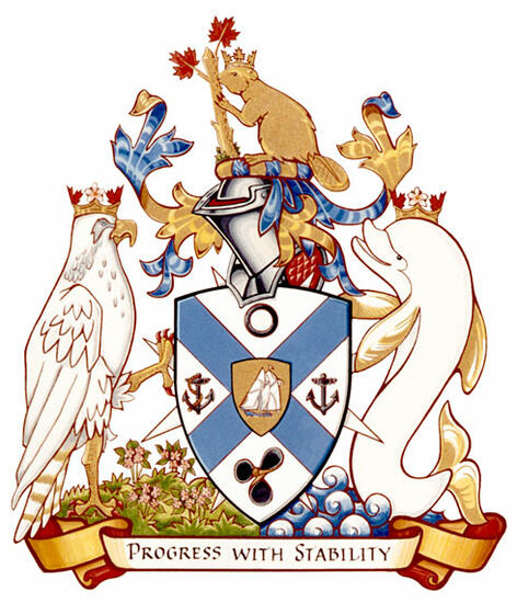 Arms of John James Kinley