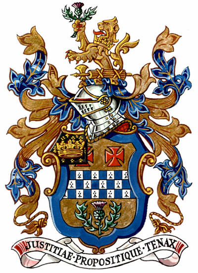 Arms of Gordon Bruce Okill Stuart