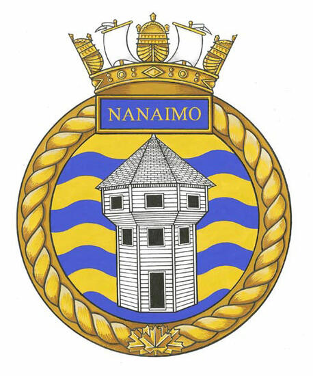 Badge of HMCS Nanaimo