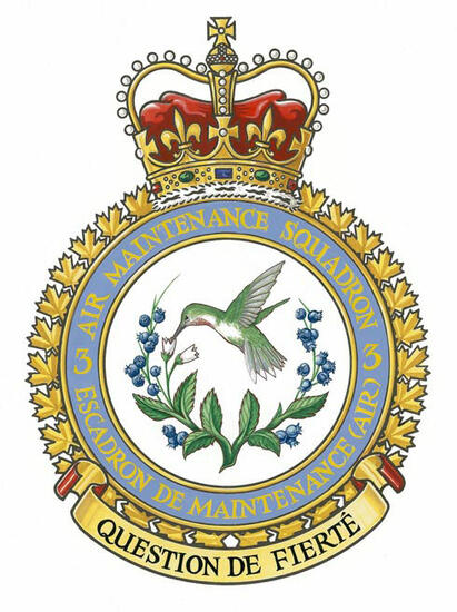 Badge of 3 Air Maintenance Squadron