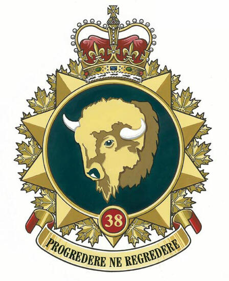 Badge of 38 Canadian Brigade Group