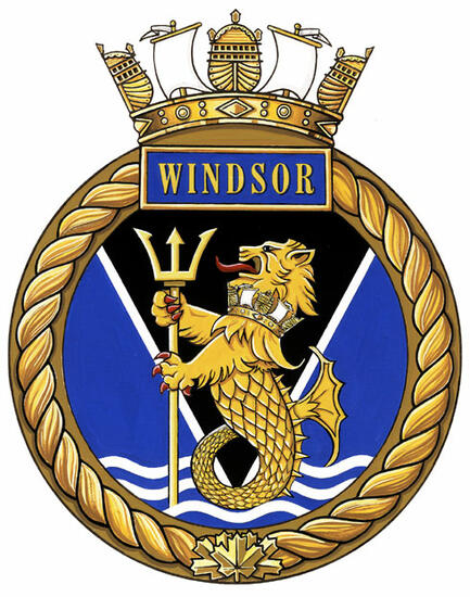 Motto of HMCS Windsor