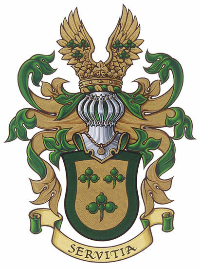 Arms of John Christian Thomas Wendell Matthew von Bender