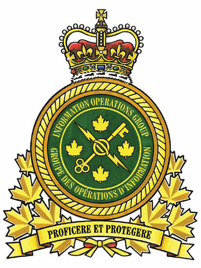 Badge of the Canadian Forces Information Operations Group
