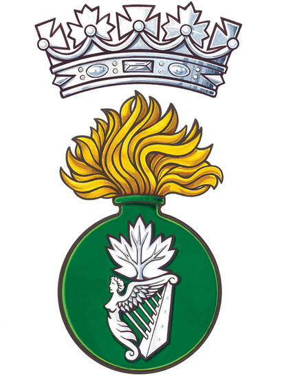 Badge of the Irish Fusiliers of Canada (The Vancouver Regiment)