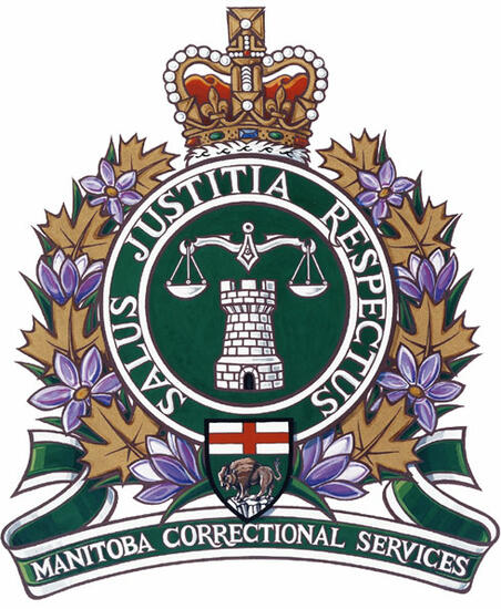 Badge of the Corrections Division, Manitoba Justice