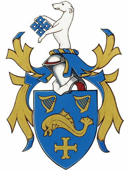 Arms of Rory Henry Grattan Fisher
