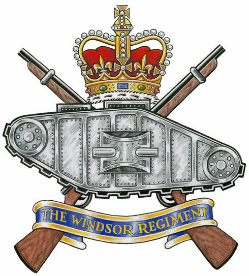 Badge of The Windsor Regiment (RCAC)