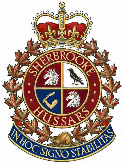Badge of The Sherbrooke Hussars