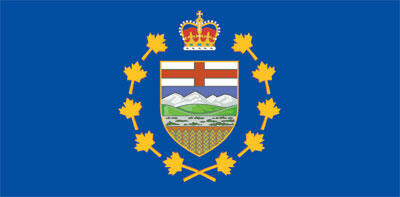 Flag of office of the Lieutenant Governor of Alberta