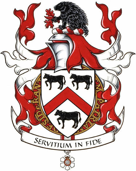 Arms of John Wesley Metcalf