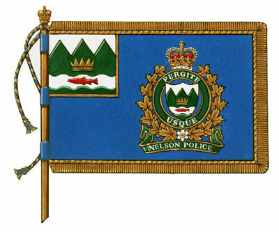 Flag of the Nelson Police Department