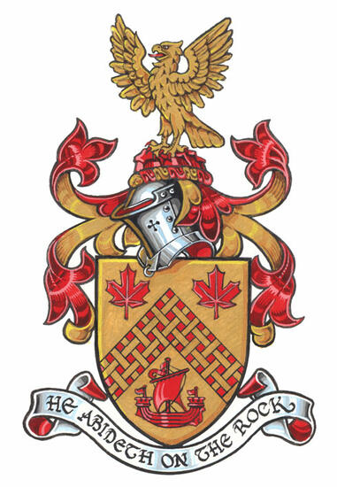 Arms of Albert James Loof Riley