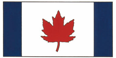 Proposed flag for Canada by Reid Scott (NDP), May 1964