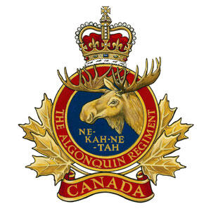 Insigne de la Algonquin Regiment