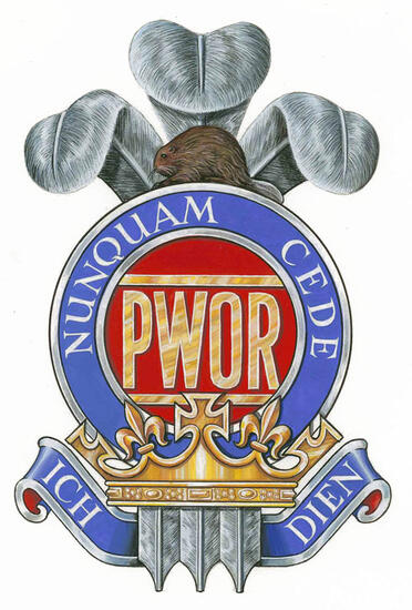 Badge of The Princess of Wales’ Own Regiment