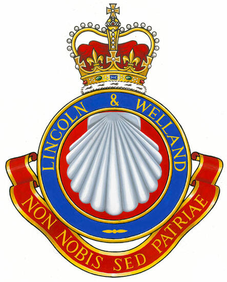 Badge of the The Lincoln and Welland Regiment