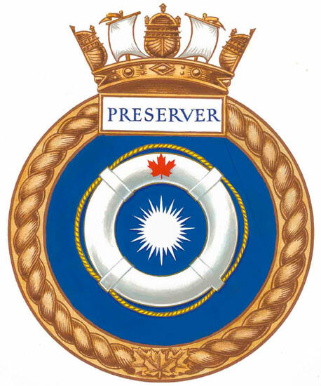 Badge of H.M.C.S. Preserver