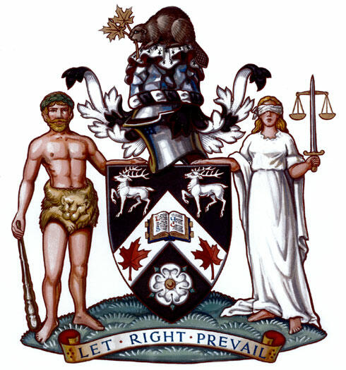 Arms of The Law Society of Upper Canada
