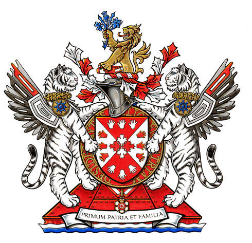 Arms of Paul Edgar Phillippe Martin
