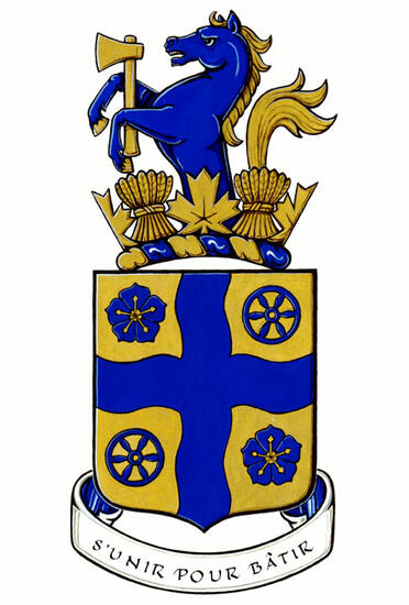 Arms of the Municipalité de Saint-Victor