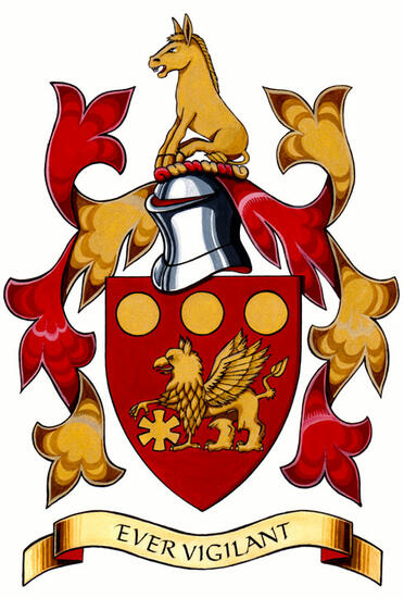 Arms of Paul Steven Mueller