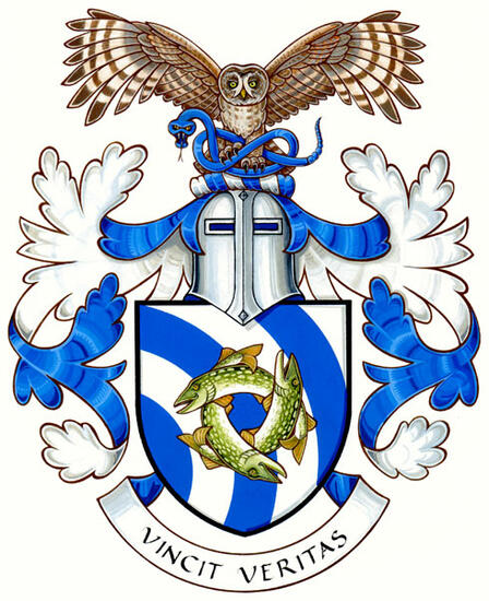 Arms of Michael Geoffrey Hassell