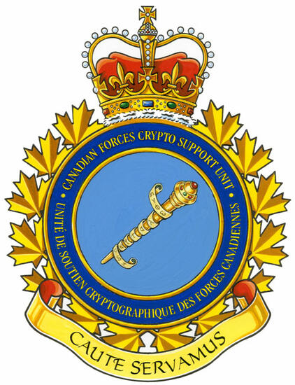 Badge of the Canadian Forces Crypto Support Unit
